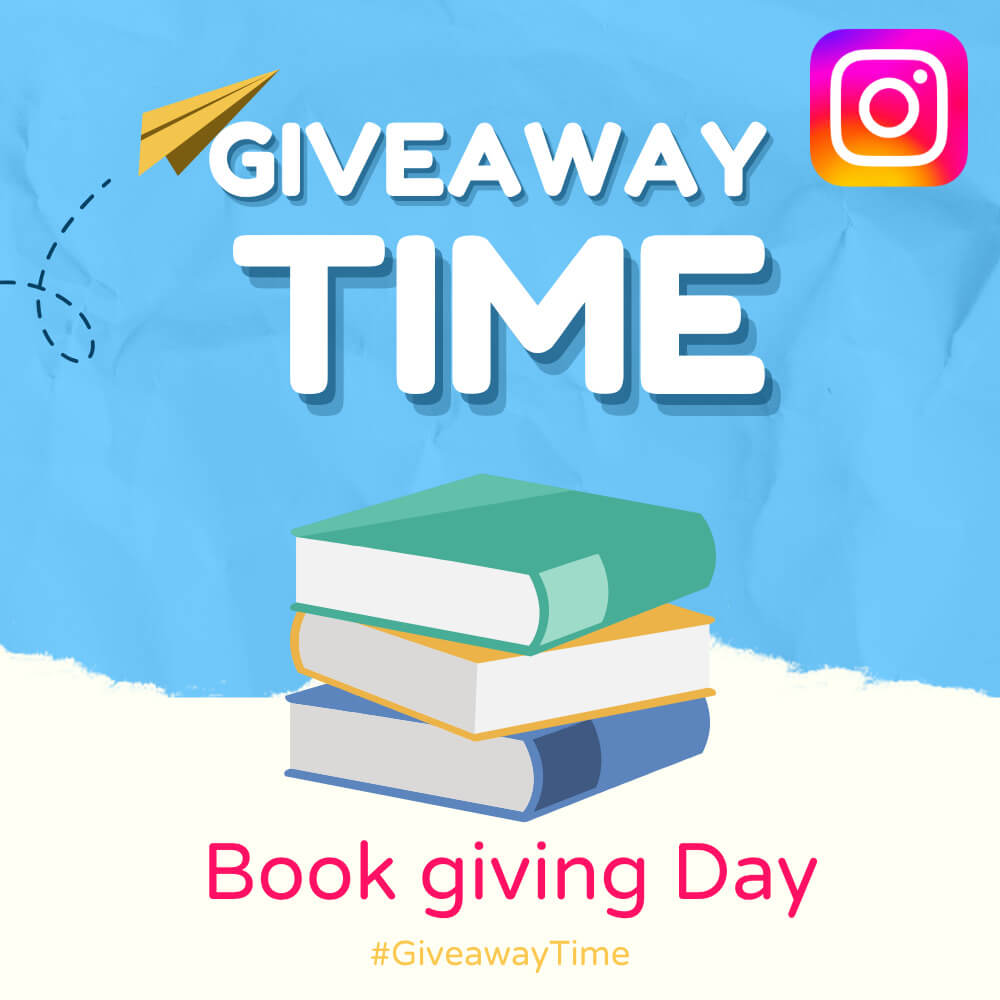 book giveaways στο instagram