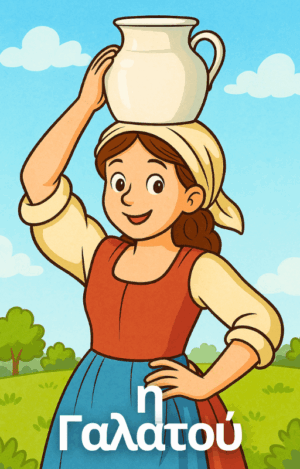 η γαλατού δωρεάν παιδικά παραμύθια για παιδιά από τη Βούλα Γκεμίση