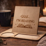 Ξύλινο Αξεσουάρ Ανάγνωσης “Shhh… I’m Reading” | Διακόσμηση